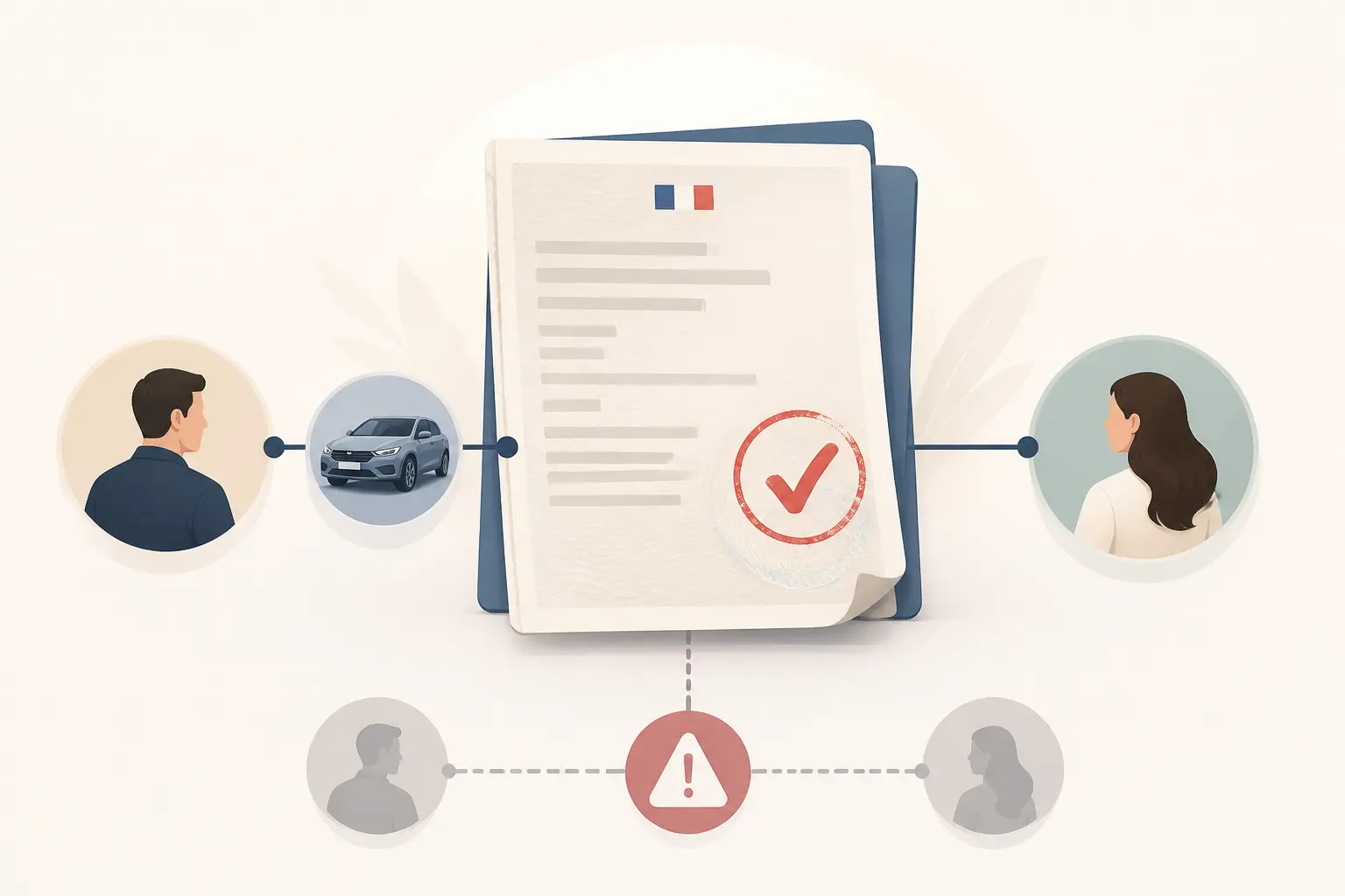 ecrasement carte grise : dossier d’immatriculation corrigé, chaîne de propriétaires et alerte SIV